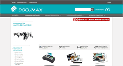 Desktop Screenshot of documax.ca