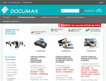 Tablet Screenshot of documax.ca